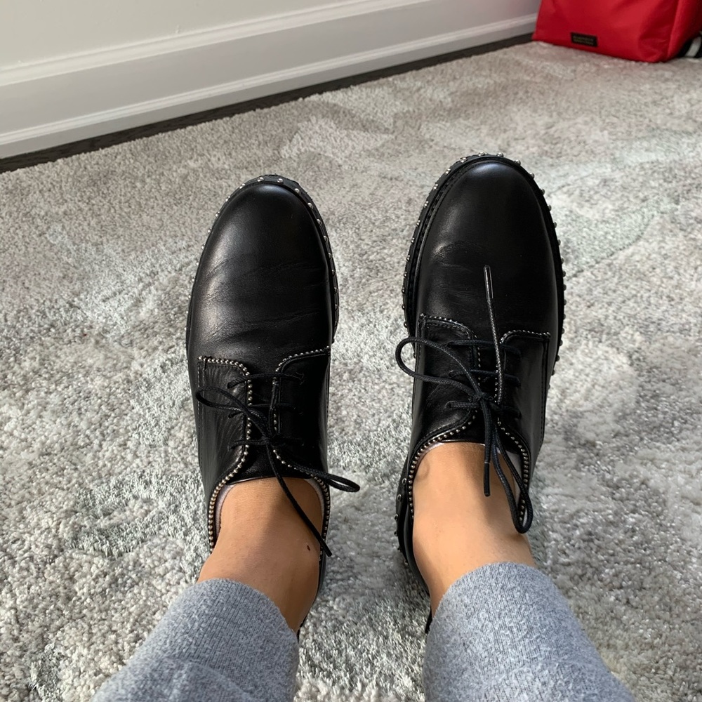 Black Rag & Bone Loafers - Picture 3 of 8